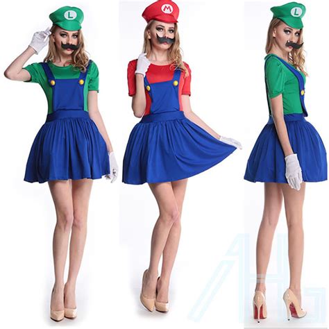 disfraz de mario bros para mujer|mario bros disfraces.